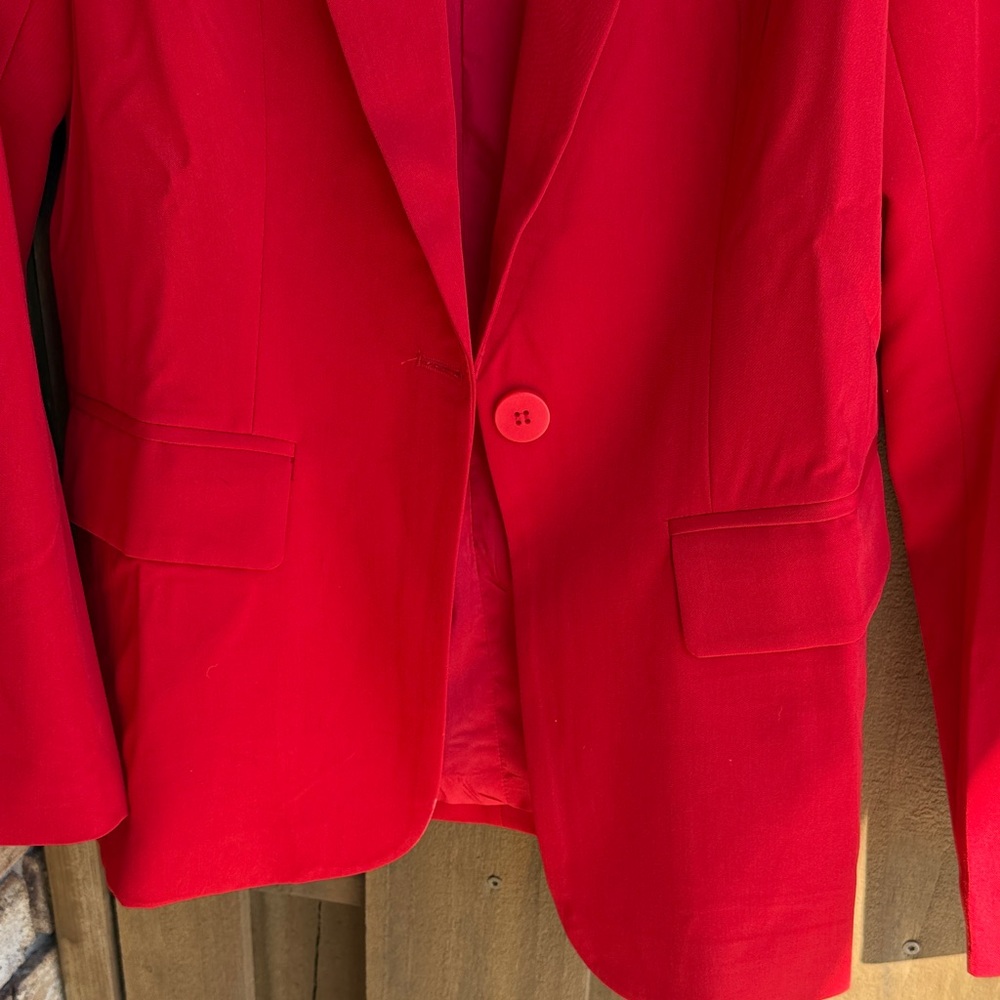 C. Wonder Classic Red Women's Blazer - Picture 2 of 6